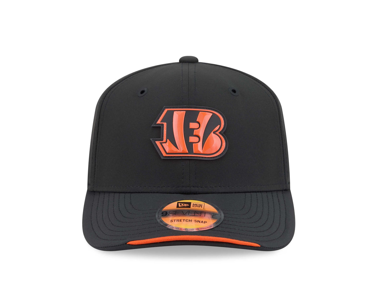 NFL Cincinnati Bengals New Era 2026 Sideline 9SEVENTY Stretch-Snap Hat- Black