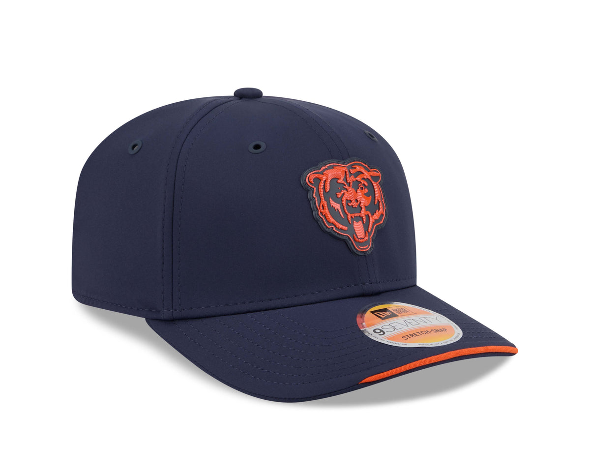 NFL Chicago Bears New Era 2026 Sideline 9SEVENTY Stretch-Snap Hat- Navy