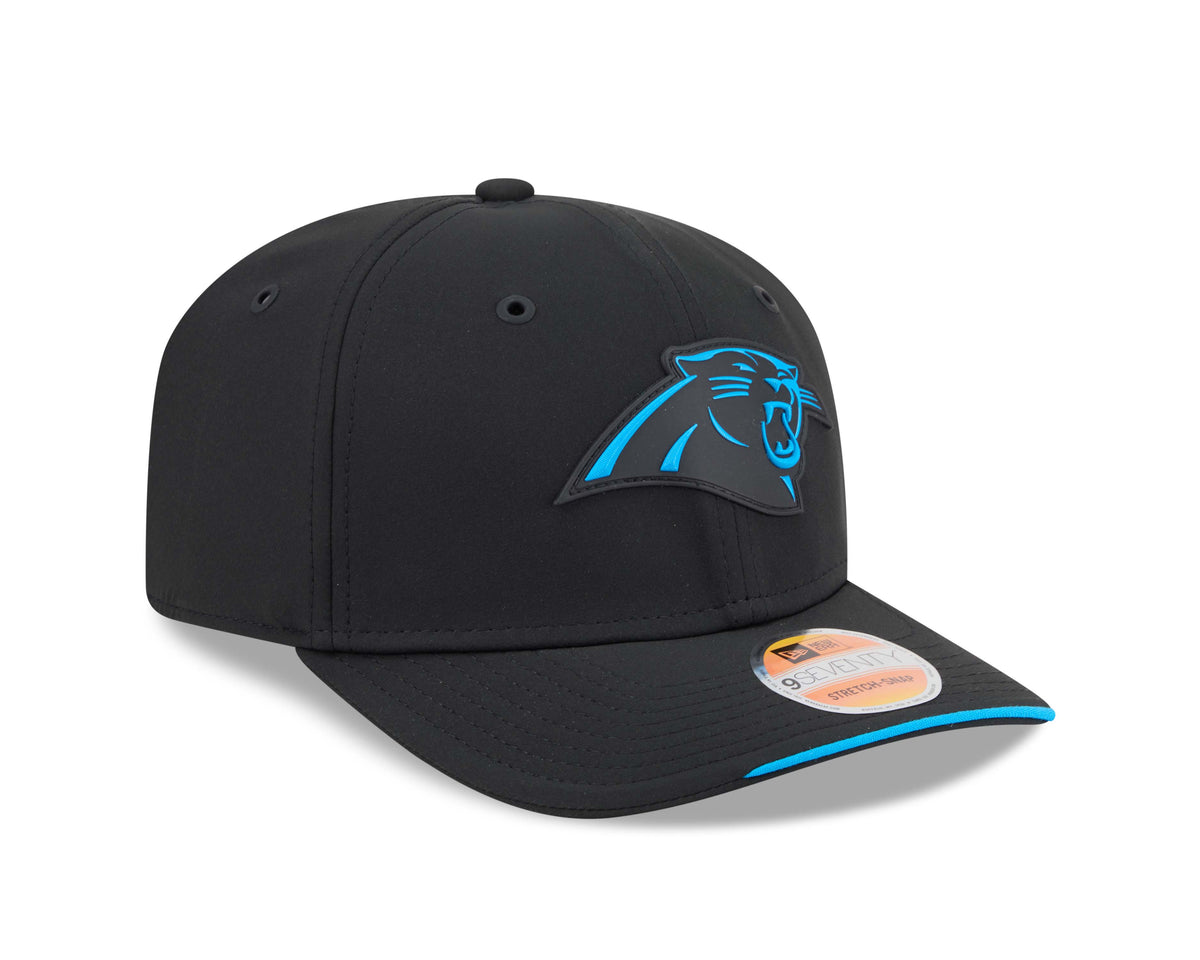 NFL Carolina Panthers New Era 2026 Sideline 9SEVENTY Stretch-Snap Hat- Black
