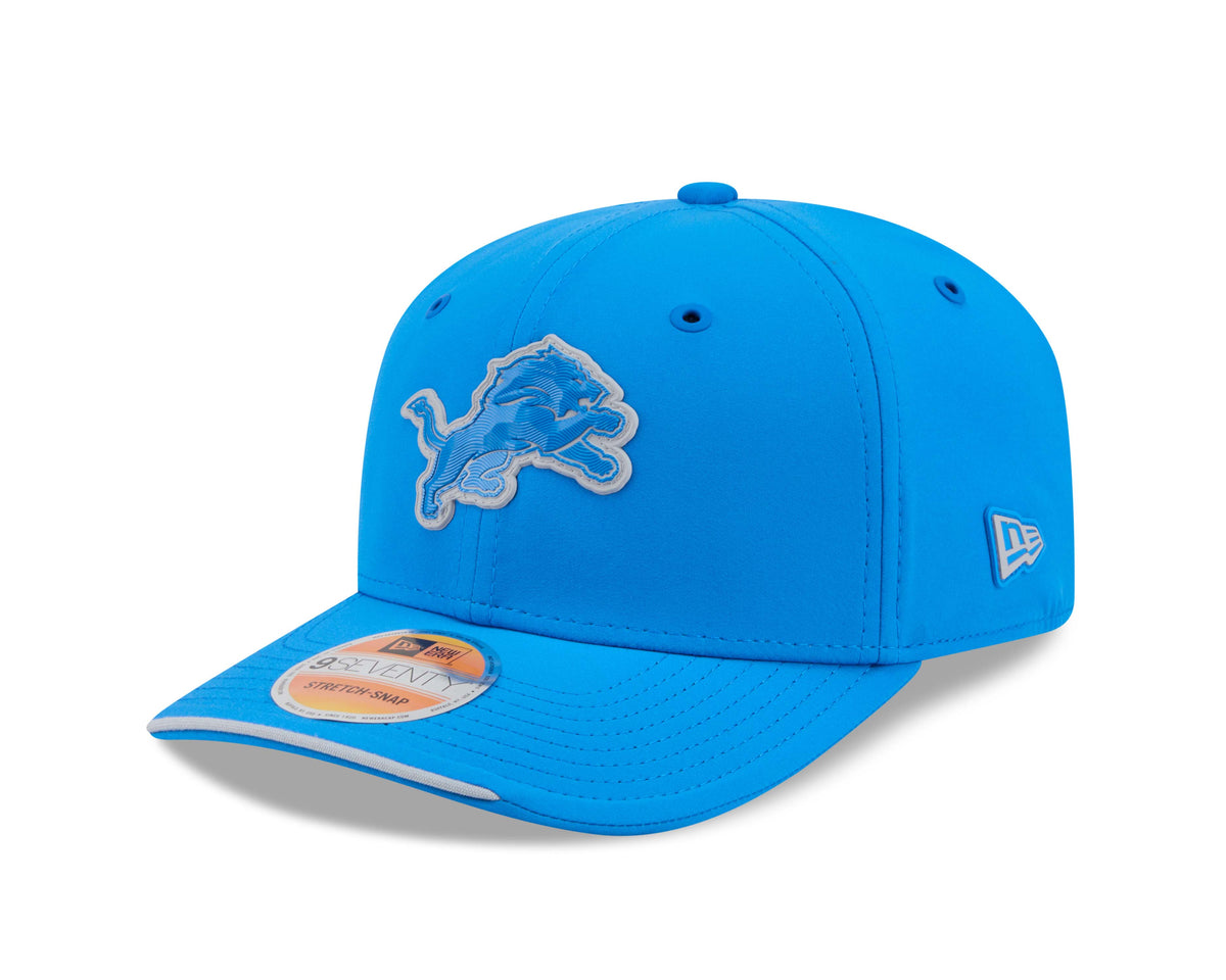 NFL Detroit Lions New Era 2026 Sideline 9SEVENTY Stretch-Snap Hat- Blue