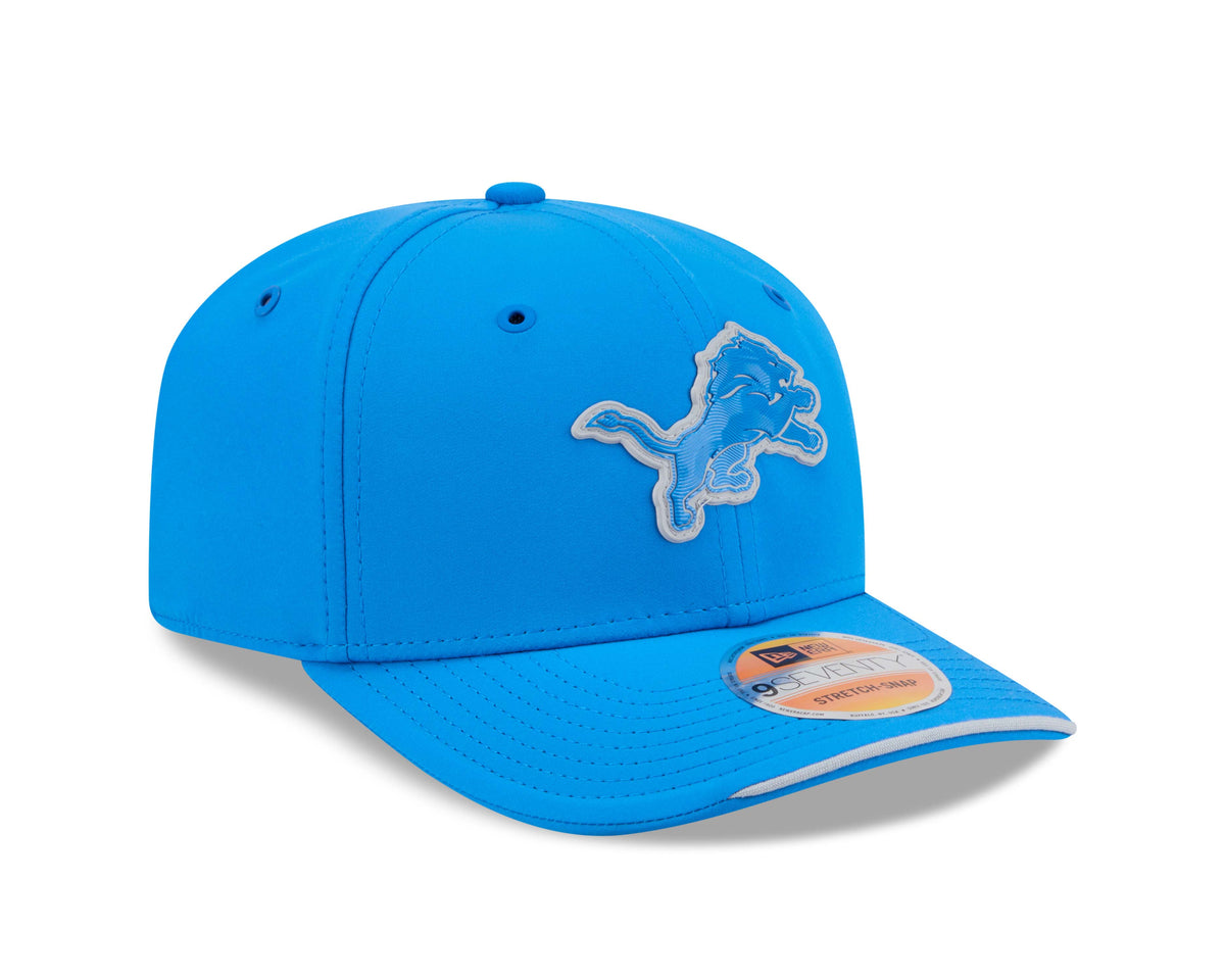 NFL Detroit Lions New Era 2026 Sideline 9SEVENTY Stretch-Snap Hat- Blue
