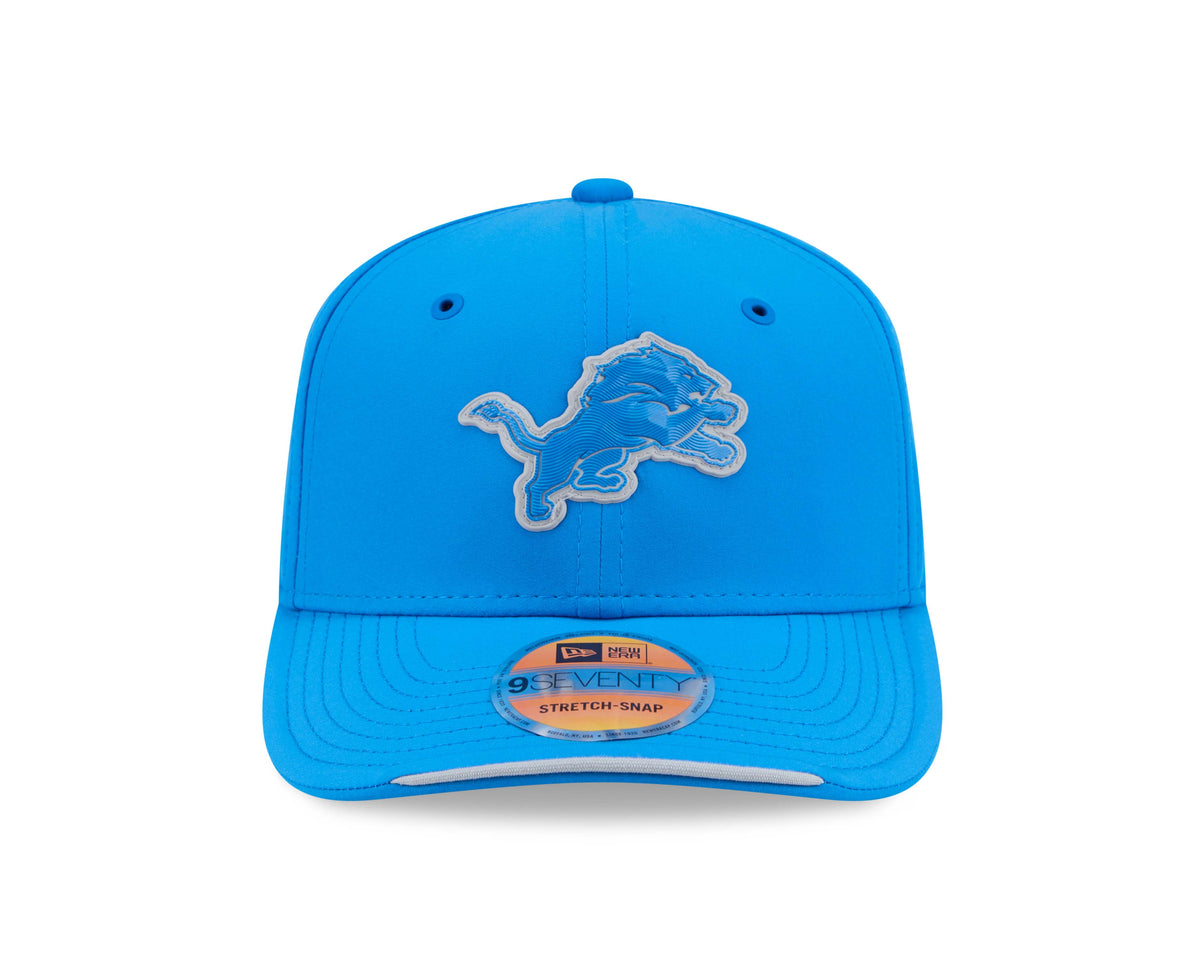 NFL Detroit Lions New Era 2026 Sideline 9SEVENTY Stretch-Snap Hat- Blue