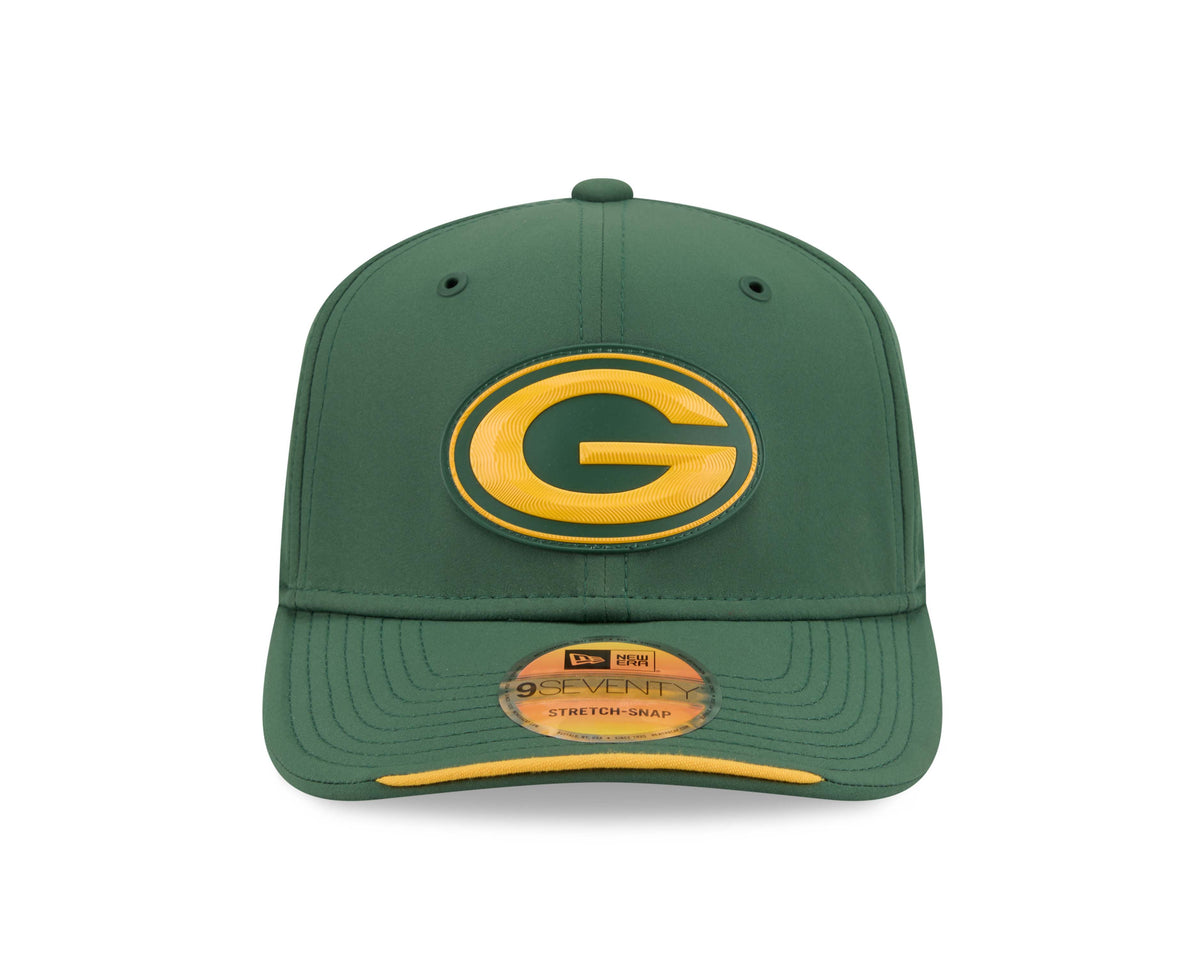NFL Green Bay Packers New Era 2026 Sideline 9SEVENTY Stretch-Snap Hat- Green
