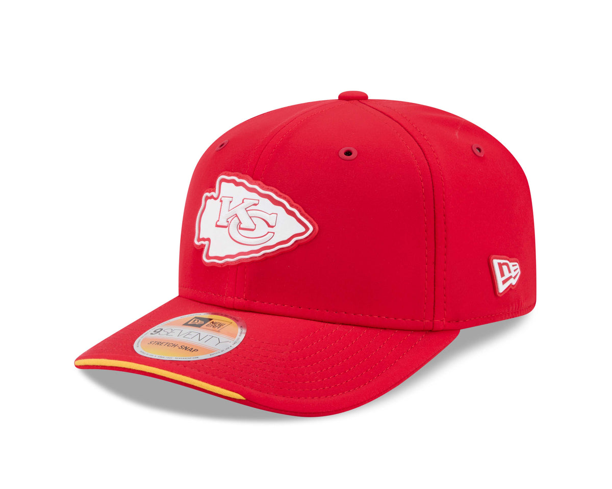 NFL Kansas City Chiefs New Era 2026 Sideline 9SEVENTY Stretch-Snap Hat- Red