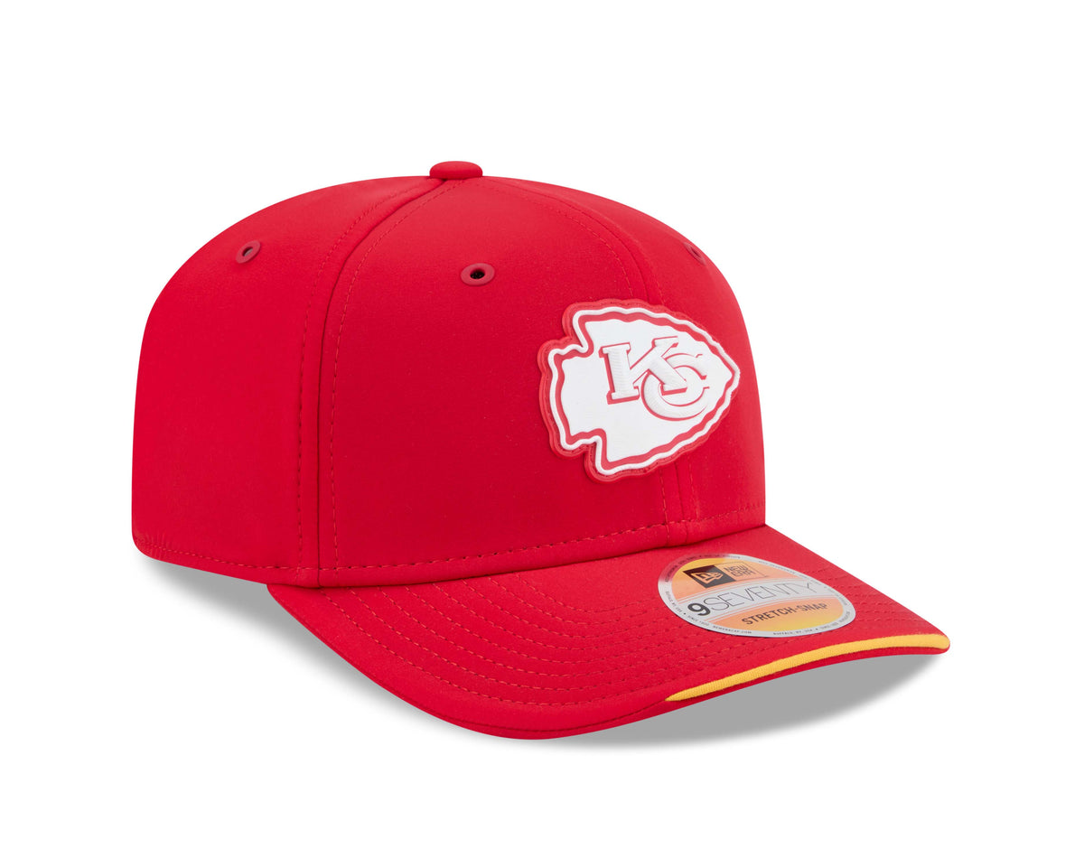 NFL Kansas City Chiefs New Era 2026 Sideline 9SEVENTY Stretch-Snap Hat- Red