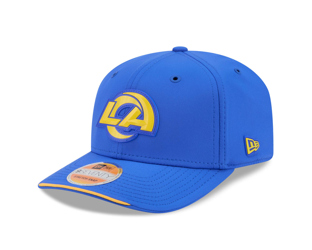 NFL Los Angeles Rams New Era 2026 Sideline 9SEVENTY Stretch-Snap Hat- Blue