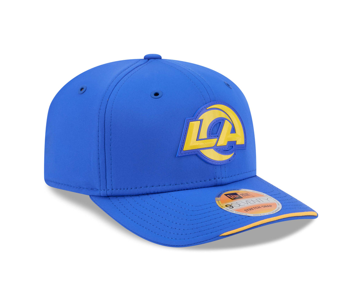NFL Los Angeles Rams New Era 2026 Sideline 9SEVENTY Stretch-Snap Hat- Blue