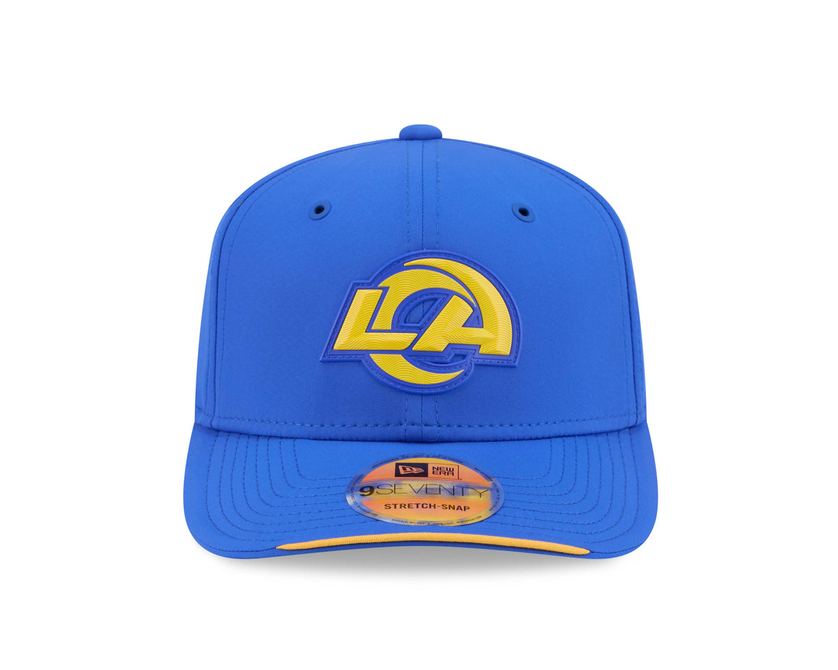NFL Los Angeles Rams New Era 2026 Sideline 9SEVENTY Stretch-Snap Hat- Blue