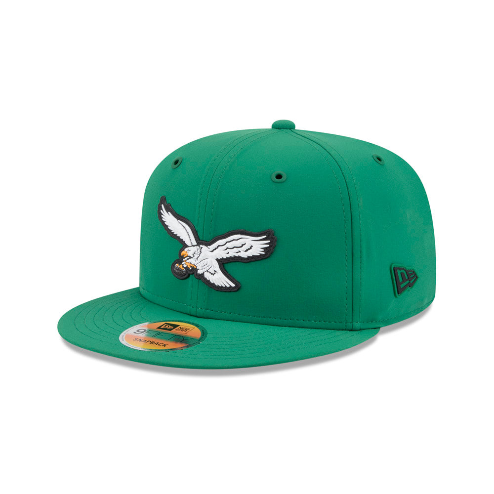 NFL Philadelphia Eagles New Era Throwback 2026 Sideline 9FIFTY Hat- Green