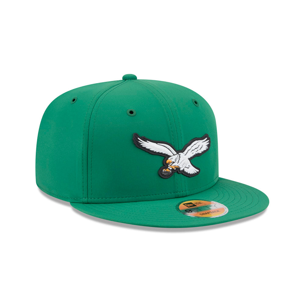 NFL Philadelphia Eagles New Era Throwback 2026 Sideline 9FIFTY Hat- Green