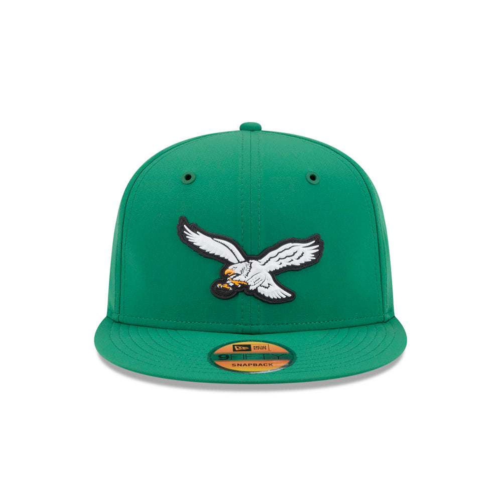 NFL Philadelphia Eagles New Era Throwback 2026 Sideline 9FIFTY Hat- Green