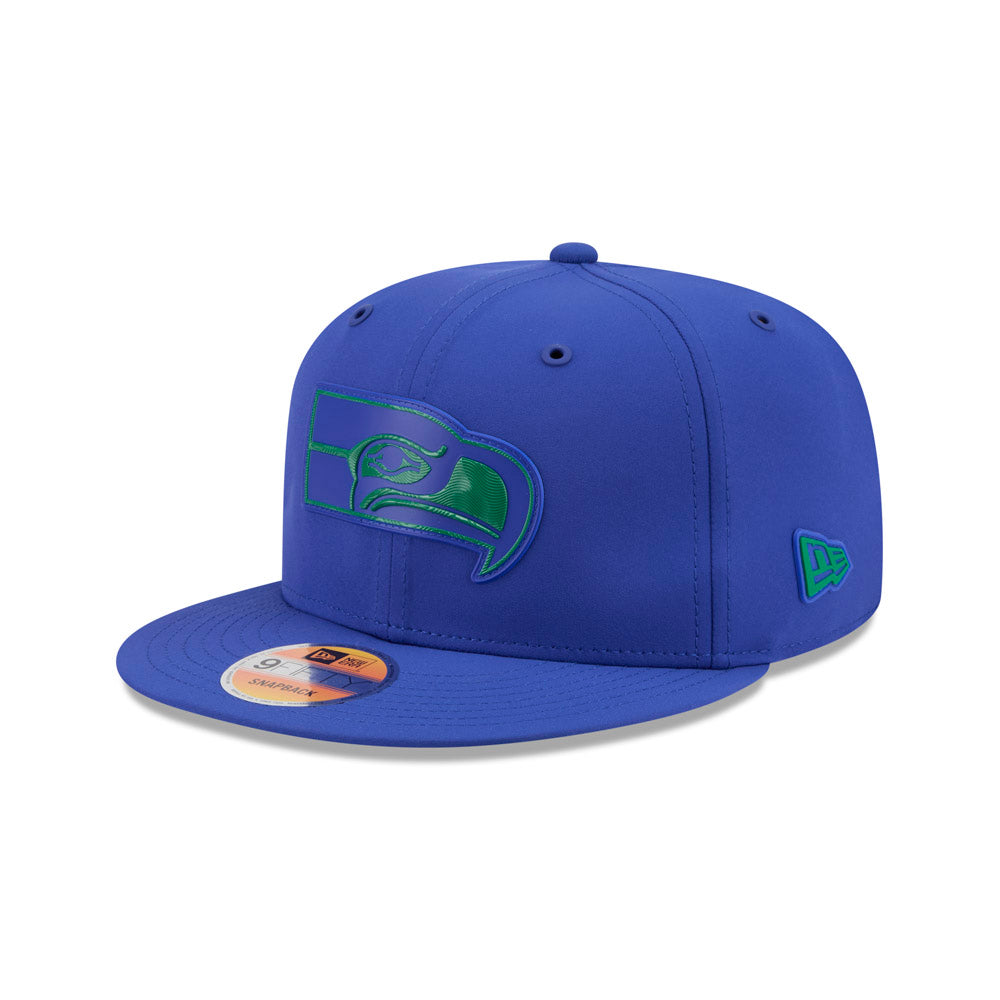 NFL Seattle Seahawks New Era Throwback 2026 Sideline 9FIFTY Hat- Blue