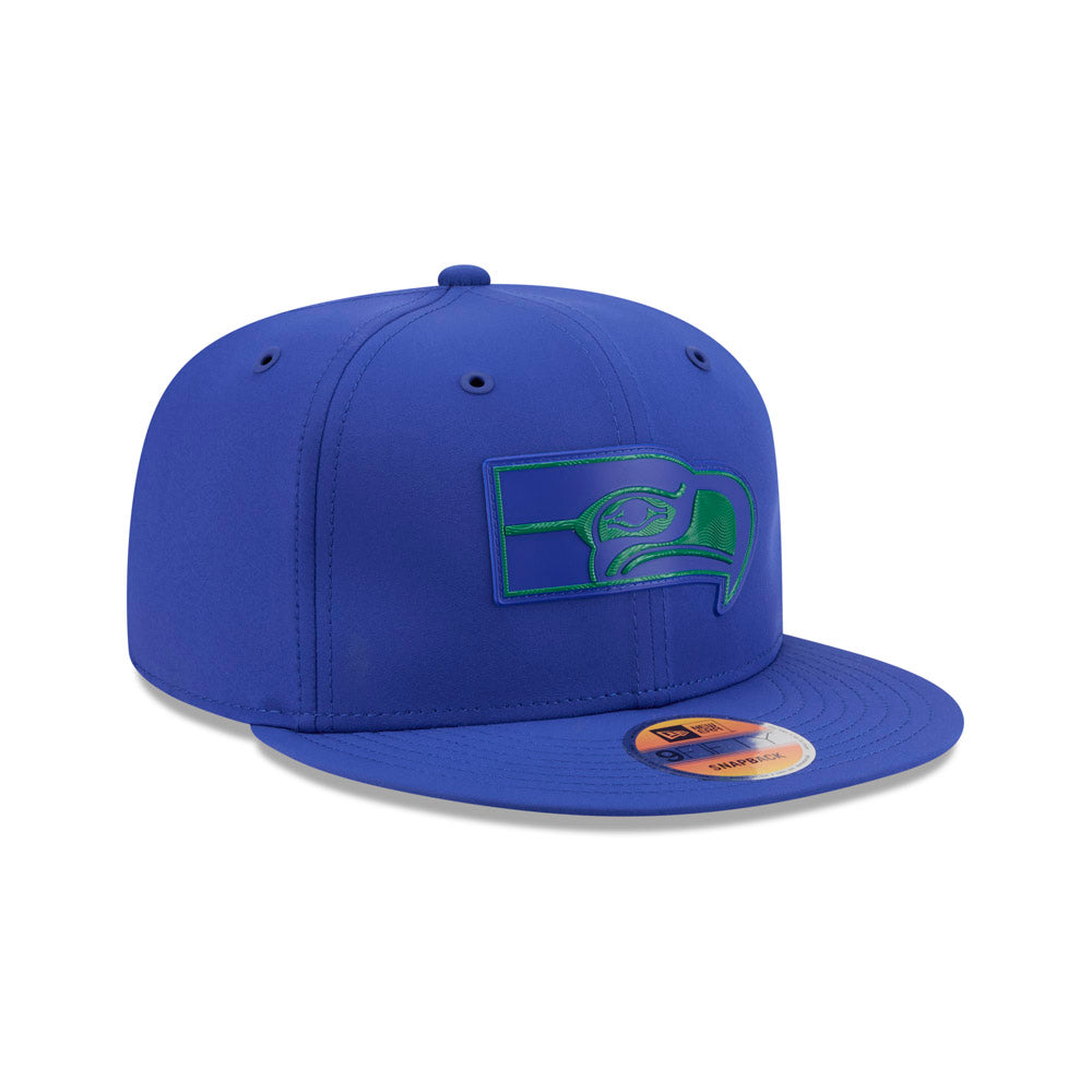 NFL Seattle Seahawks New Era Throwback 2026 Sideline 9FIFTY Hat- Blue