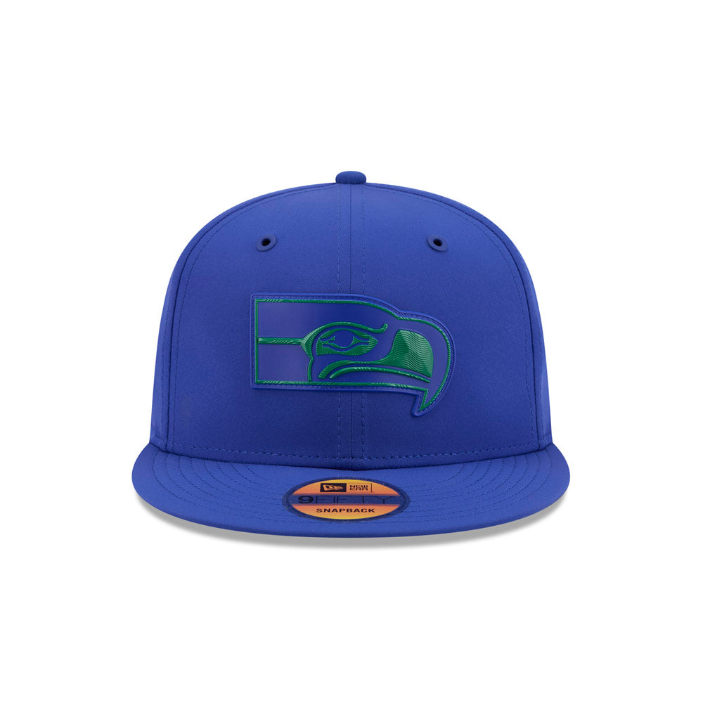 NFL Seattle Seahawks New Era Throwback 2026 Sideline 9FIFTY Hat- Blue