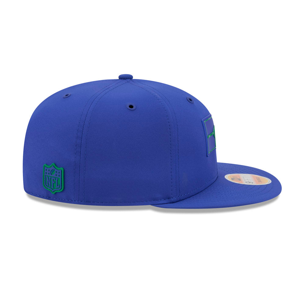 NFL Seattle Seahawks New Era Throwback 2026 Sideline 9FIFTY Hat- Blue