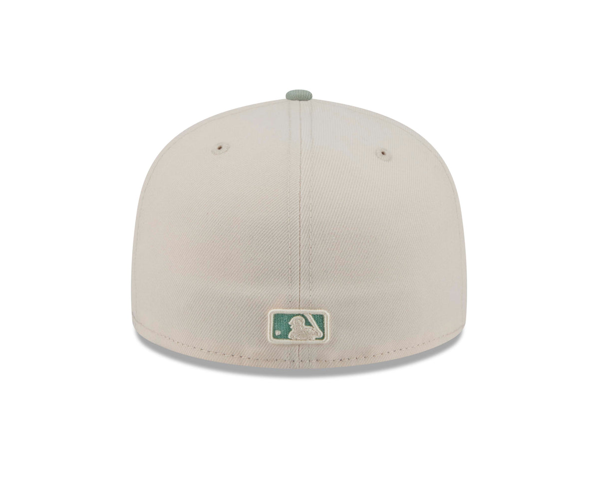 MLB New York Yankees New Era Two-Tone Sea Glass 59FIFTY Fitted Hat- Light Cream