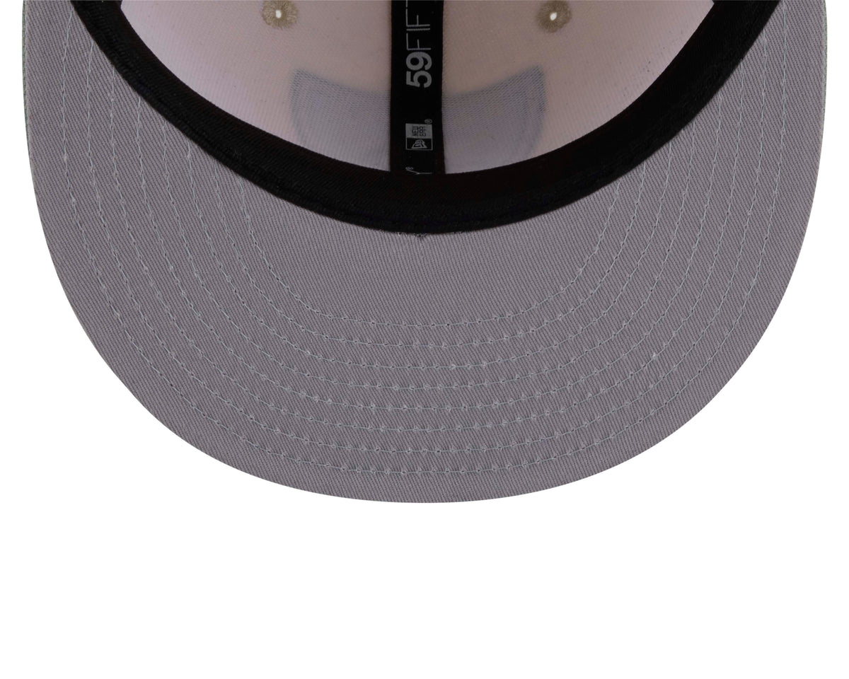 NFL Las Vegas Raiders New Era Two-Tone Sea Glass 59FIFTY Fitted Hat- Light Cream