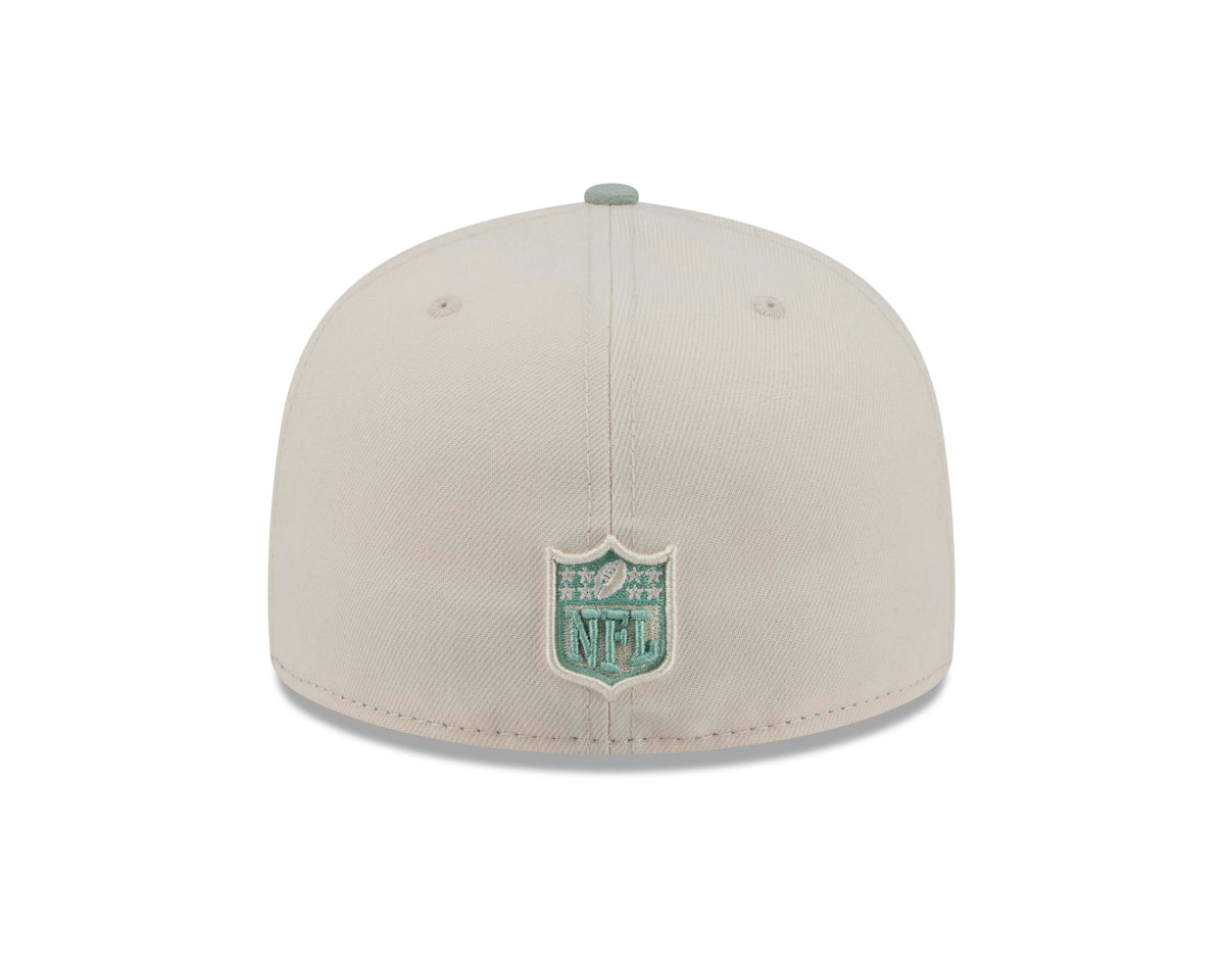 NFL San Francisco 49ers New Era Two-Tone Sea Glass 59FIFTY Fitted Hat- Light Cream