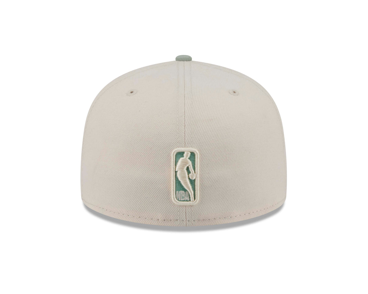 NBA Phoenix Suns New Era Two-Tone Sea Glass 59FIFTY Fitted Hat- Light Cream