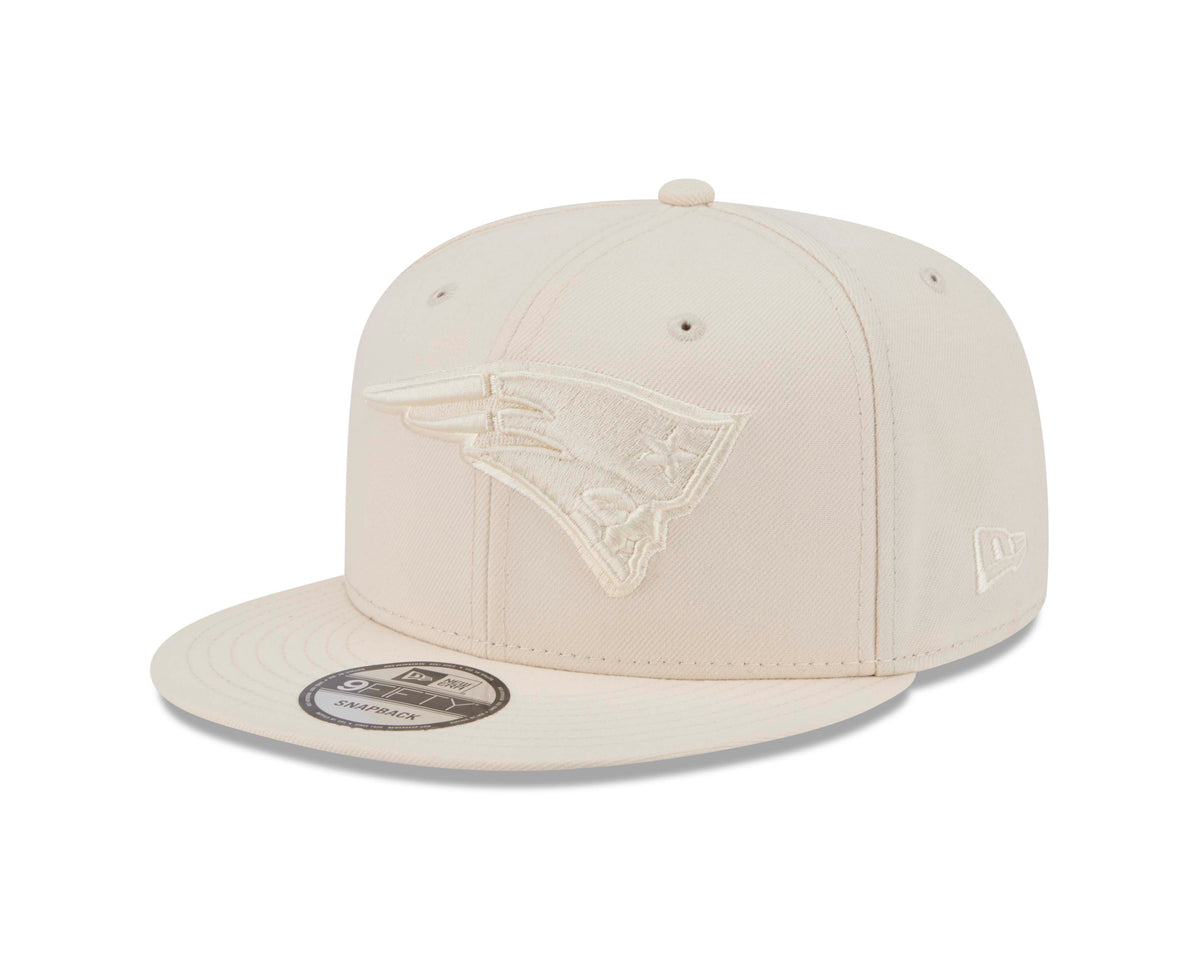 NFL New England Patriots New Era Vanilla 9FIFTY Snapback Hat- Light Cream