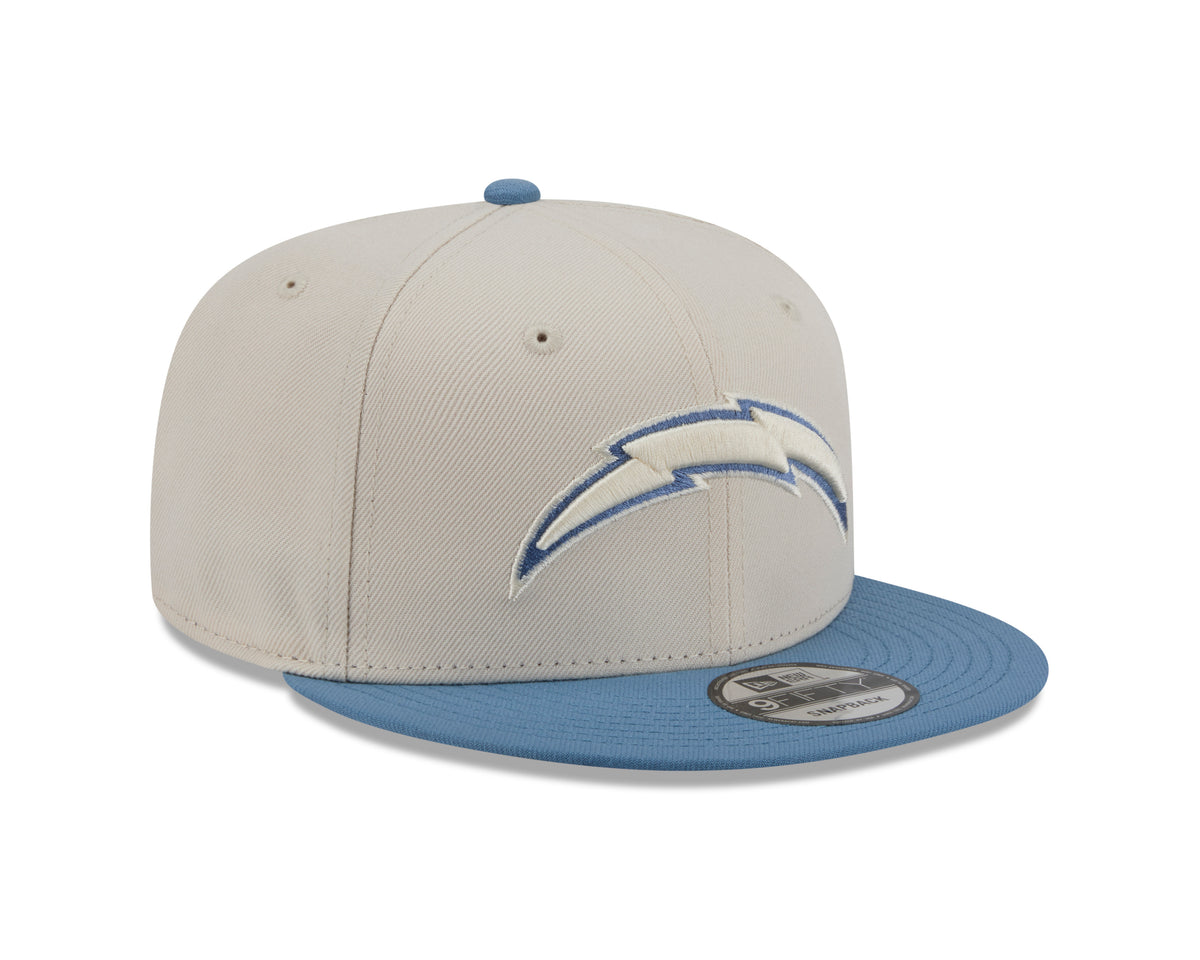 NFL Los Angeles Chargers New Era Marina 9FIFTY Snpaback Hat- Cream