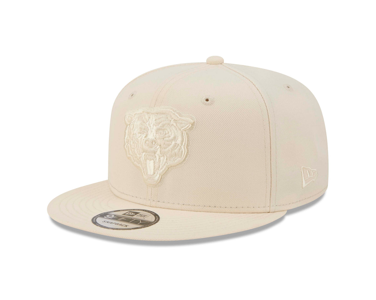 NFL Chicago Bears New Era Vanilla 9FIFTY Snapback Hat- Light Cream
