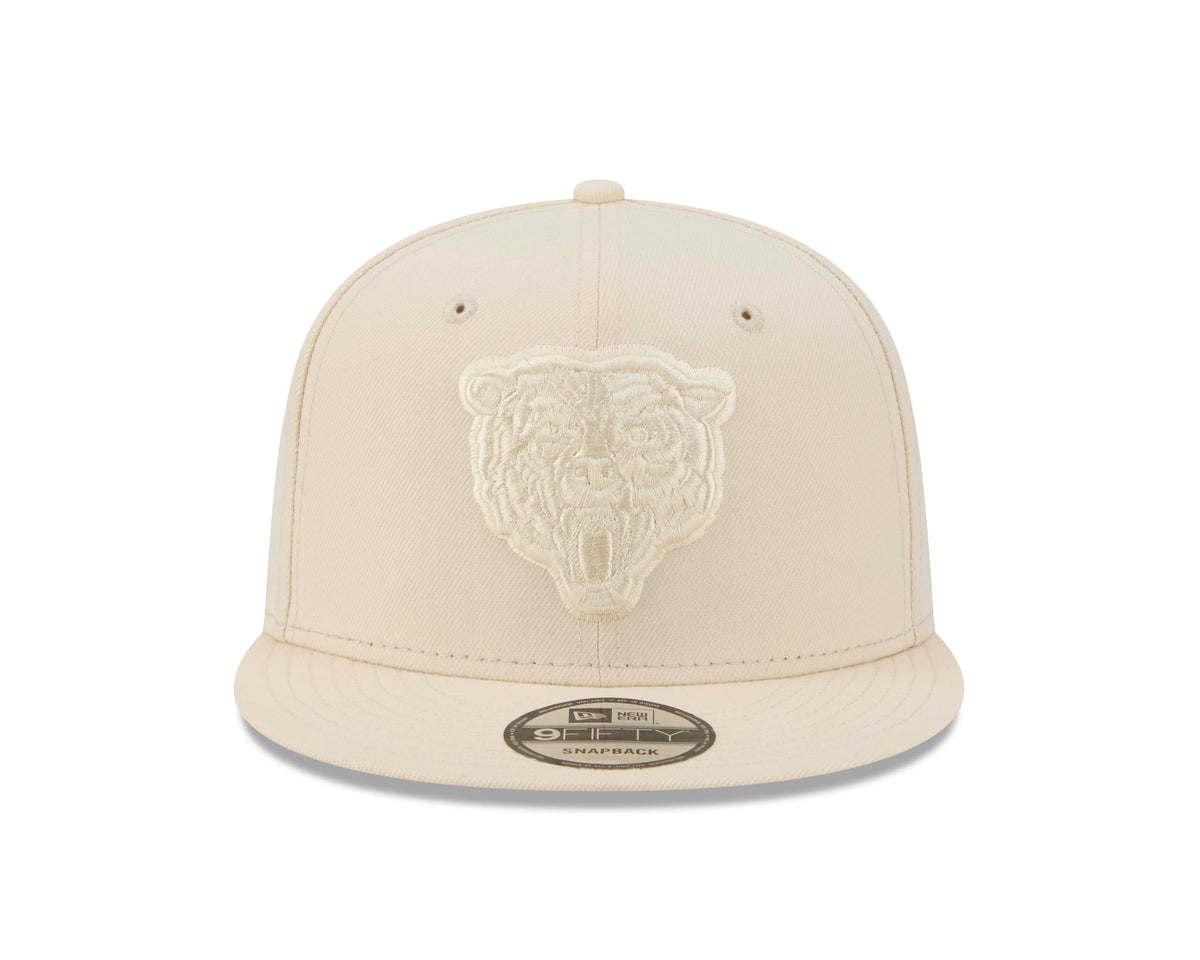 NFL Chicago Bears New Era Vanilla 9FIFTY Snapback Hat- Light Cream