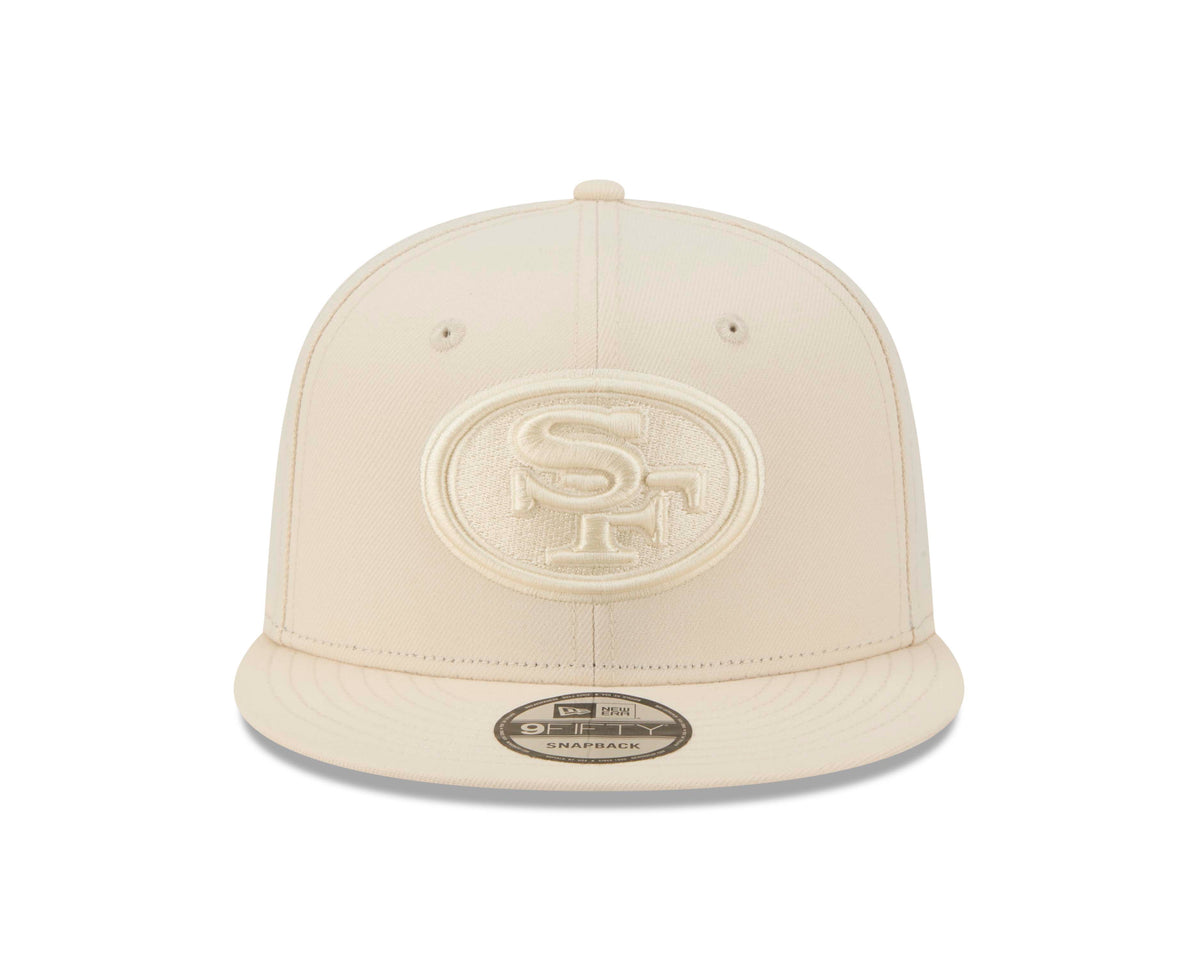 NFL San Francisco 49ers New Era New Era Vanilla 9FIFTY Snapback Hat- Light Cream