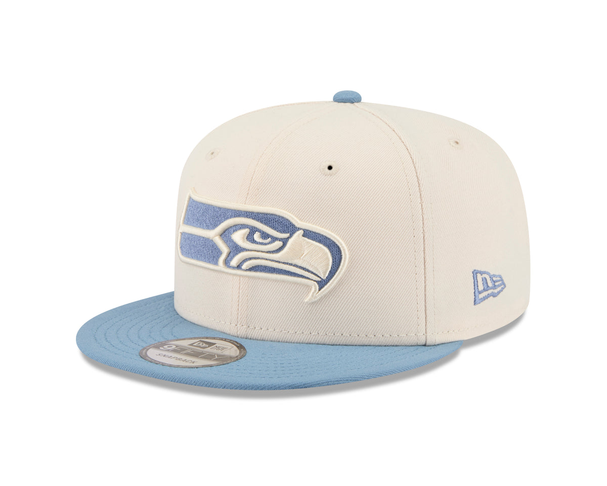 NFL Seattle Seahawks New Era Marina 9FIFTY Snpaback Hat- Cream