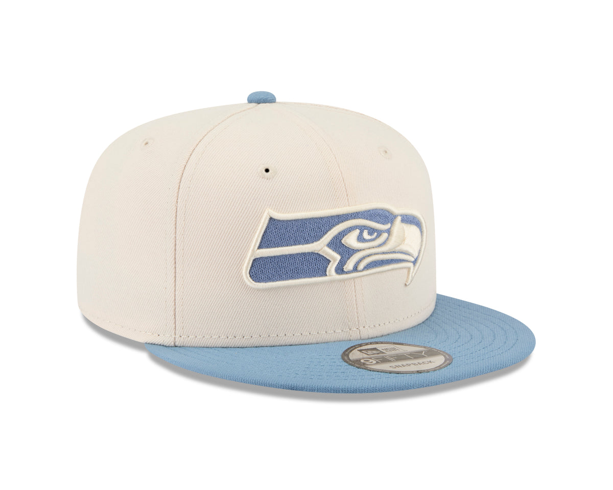 NFL Seattle Seahawks New Era Marina 9FIFTY Snpaback Hat- Cream