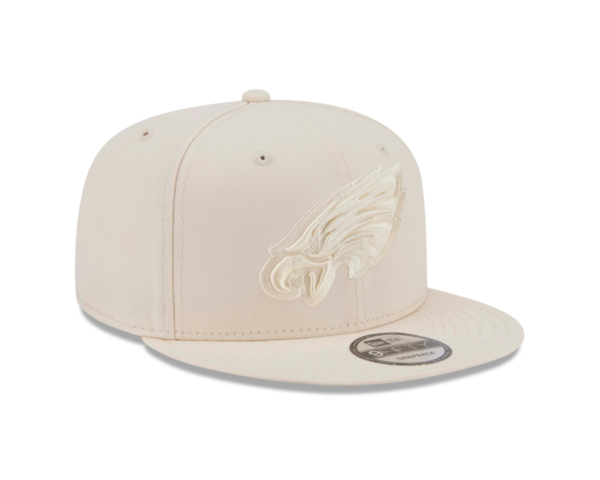 NFL Philadelphia Eagles New Era Vanilla 9FIFTY Snapback Hat- Light Cream