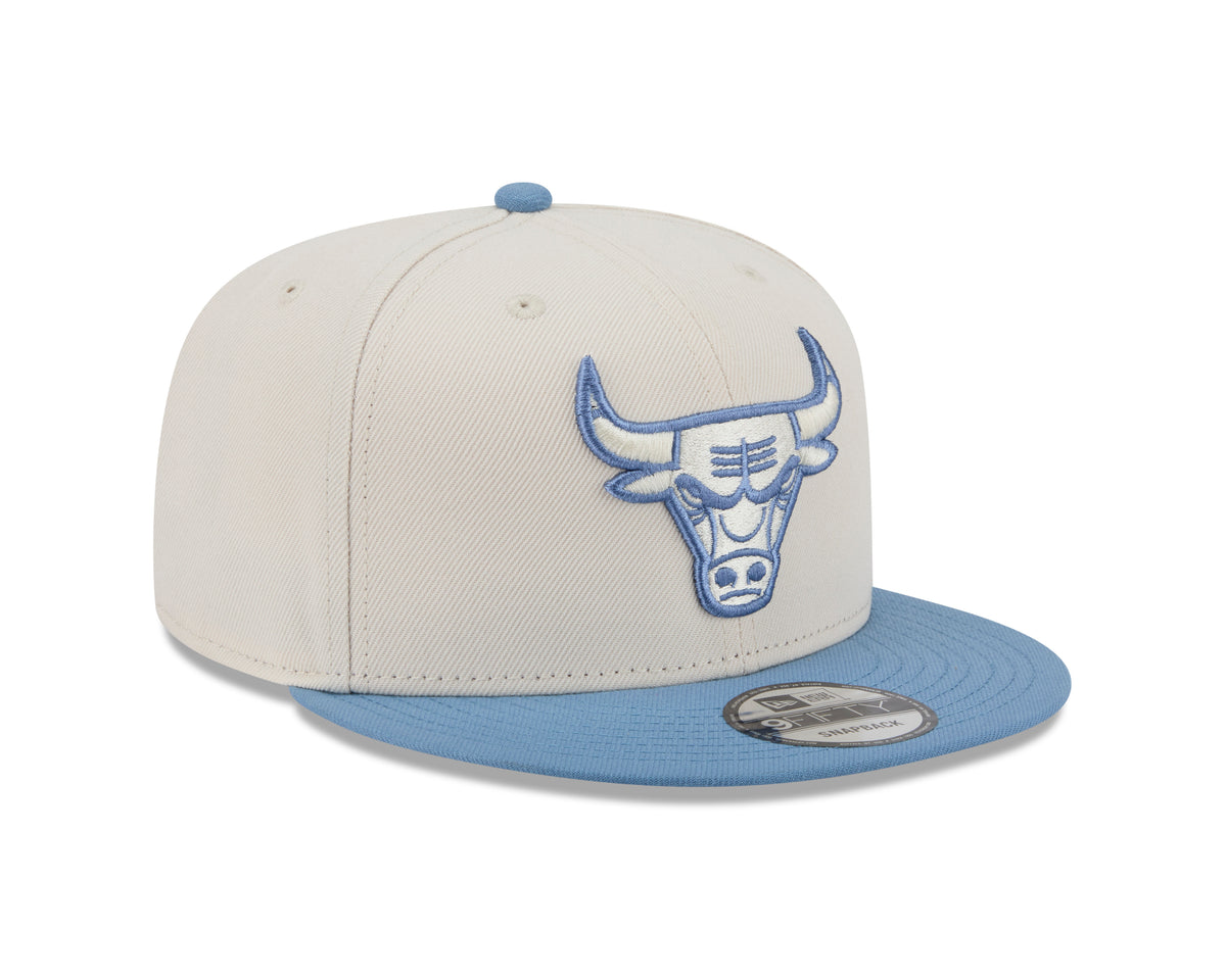 NBA Chicago Bulls New Era Marina 9FIFTY Snpaback Hat- Cream