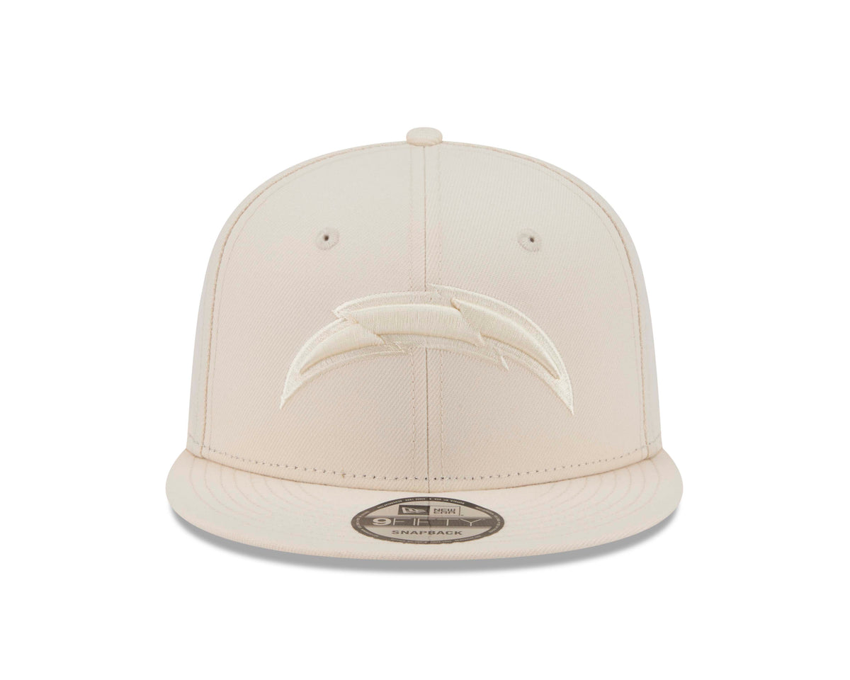NFL Los Angeles Chargers New Era Vanilla 9FIFTY Snapback Hat- Light Cream