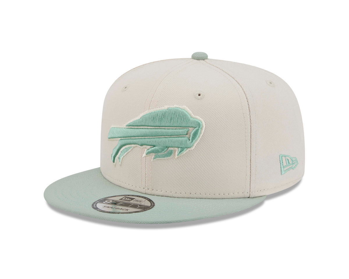 NFL Buffalo Bills New Era Two-Tone Sea Glass 9FIFTY Snapback Hat- Light Cream