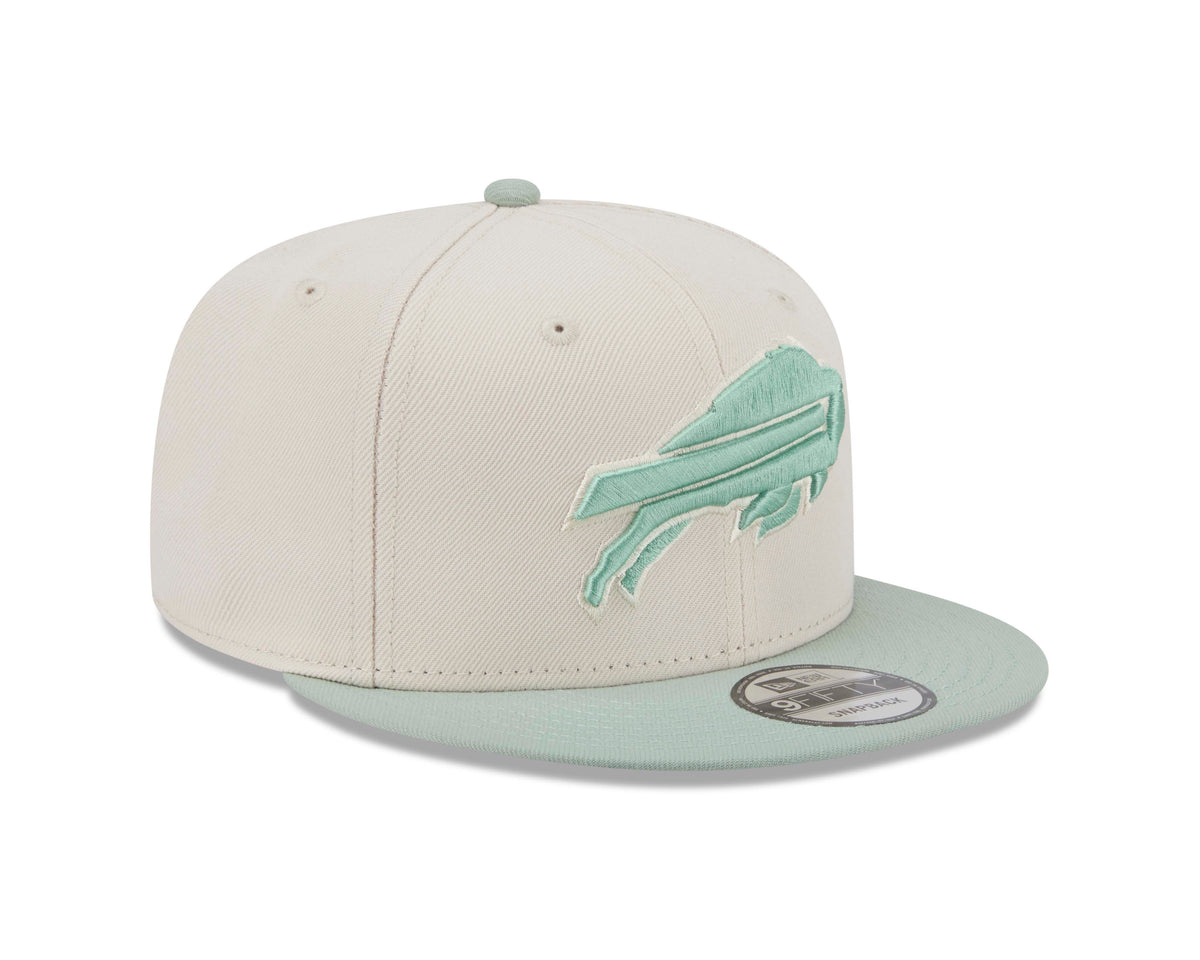 NFL Buffalo Bills New Era Two-Tone Sea Glass 9FIFTY Snapback Hat- Light Cream