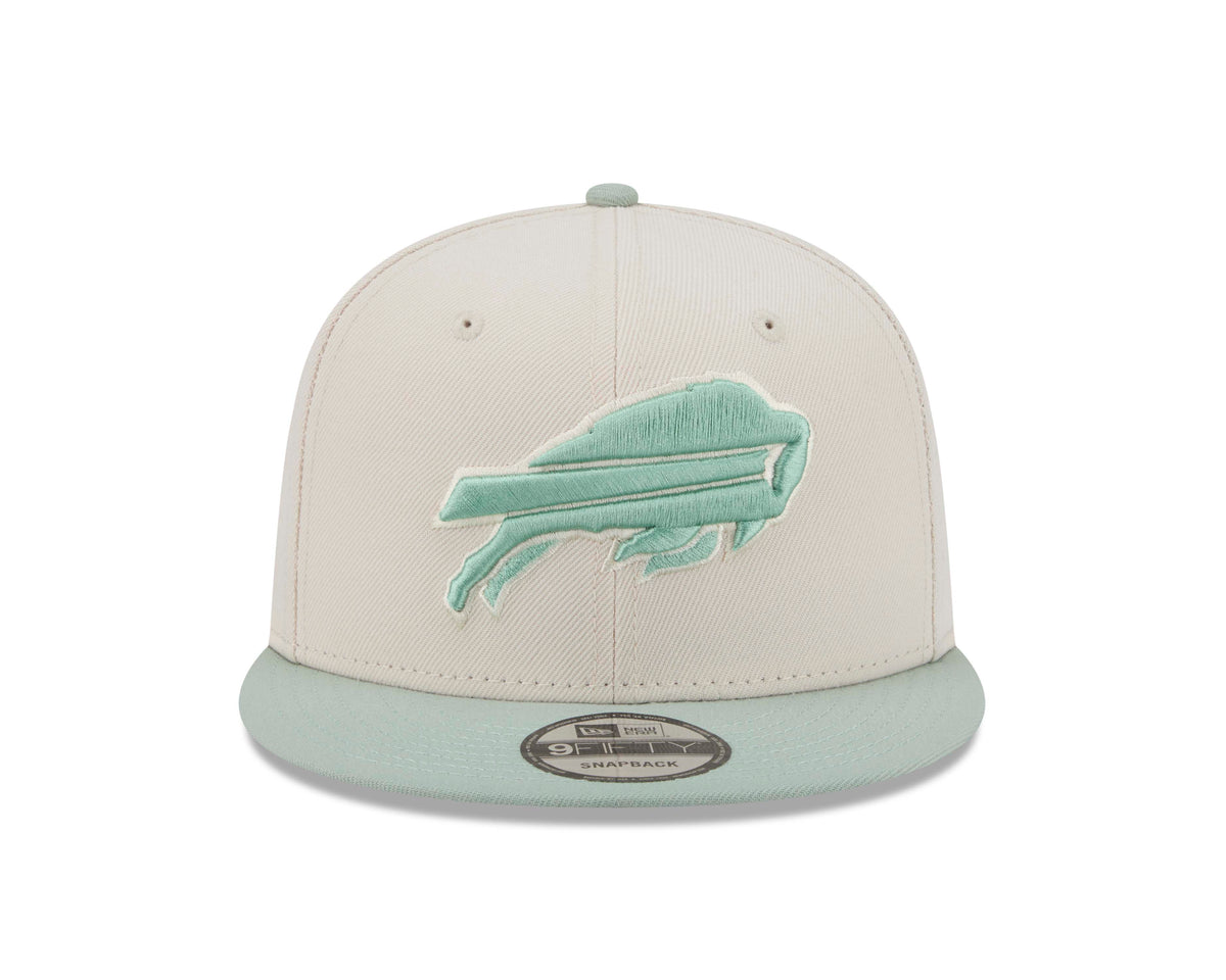 NFL Buffalo Bills New Era Two-Tone Sea Glass 9FIFTY Snapback Hat- Light Cream