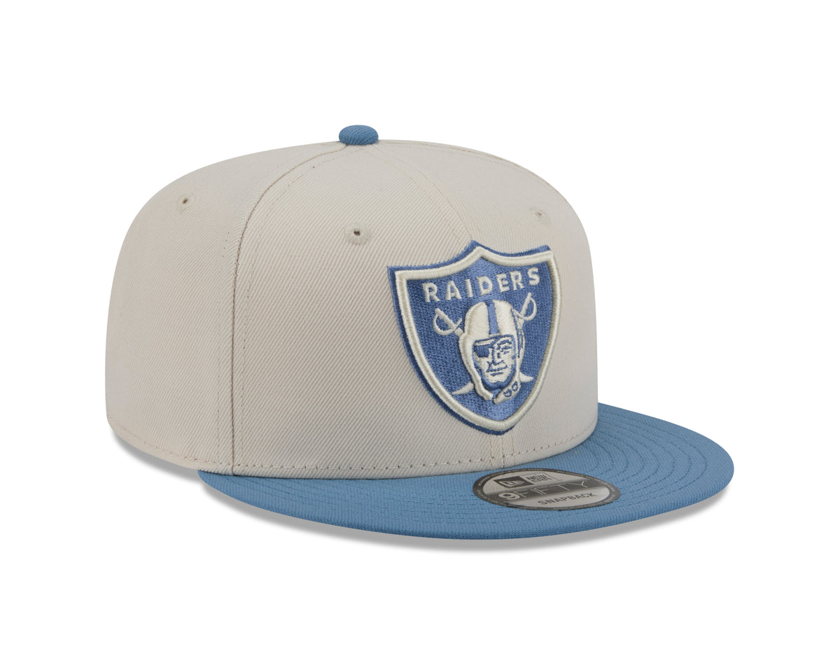 NFL Las Vegas Raiders New Era Marina 9FIFTY Snpaback Hat- Cream