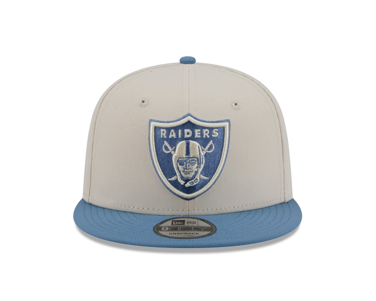 NFL Las Vegas Raiders New Era Marina 9FIFTY Snpaback Hat- Cream