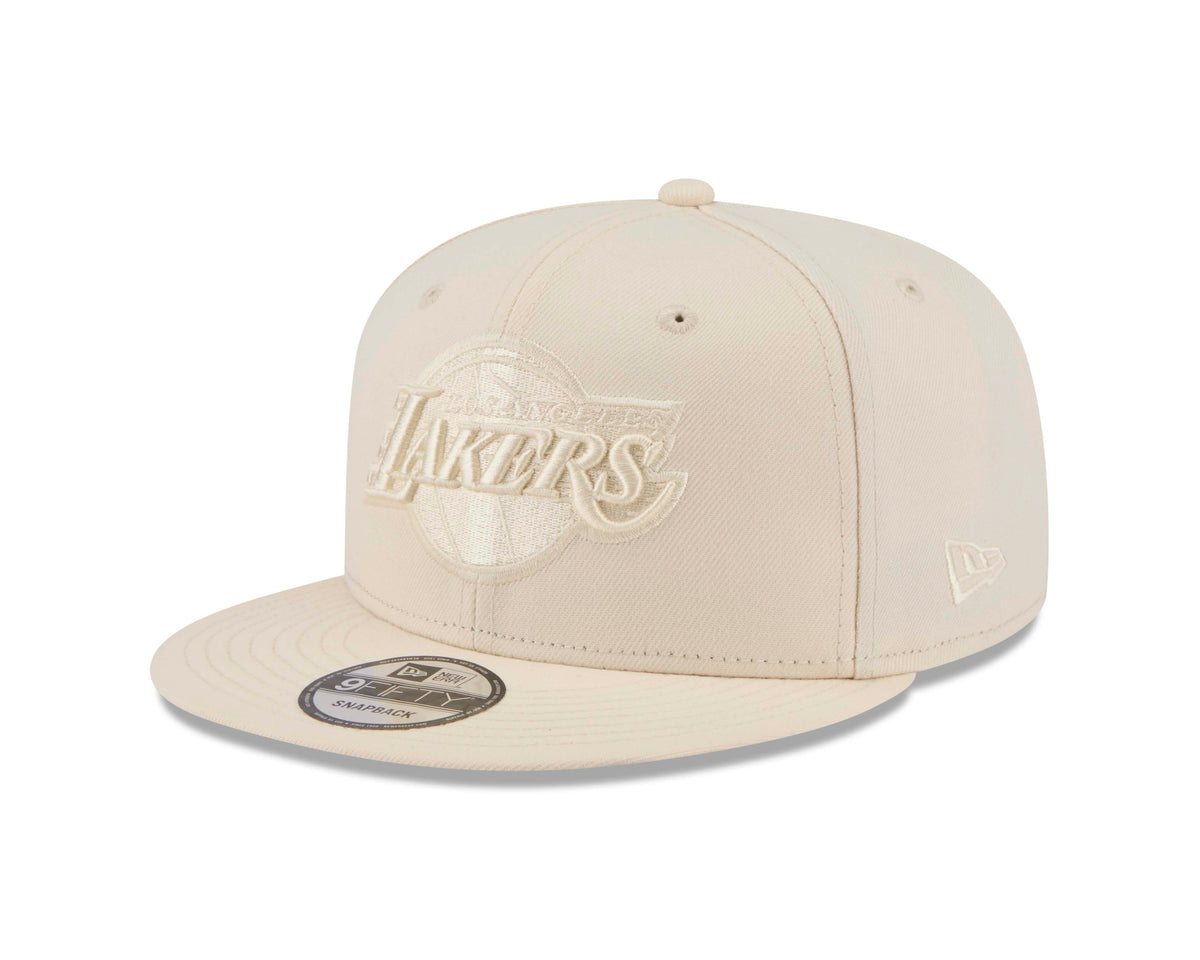 NBA Los Angeles Lakers New Era Vanilla 9FIFTY Snapback Hat- Light Cream