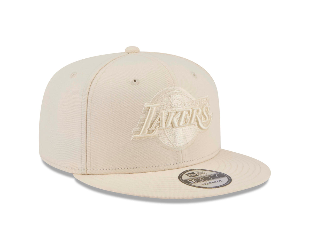 NBA Los Angeles Lakers New Era Vanilla 9FIFTY Snapback Hat- Light Cream