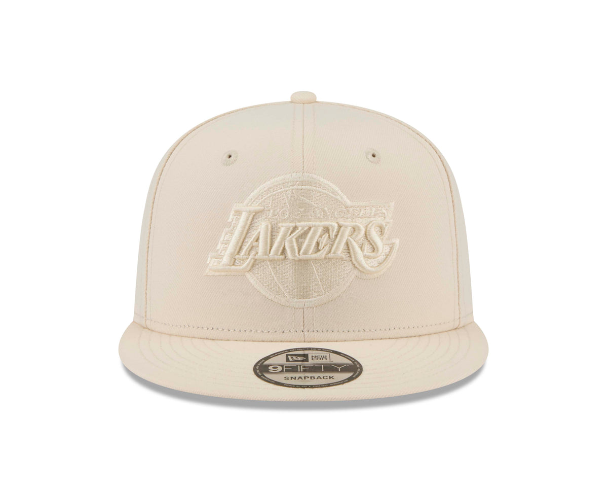 NBA Los Angeles Lakers New Era Vanilla 9FIFTY Snapback Hat- Light Cream