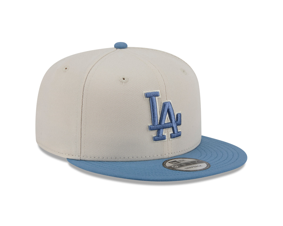 MLB Los Angeles Dodgers New Era Marina 9FIFTY Snpaback Hat- Cream