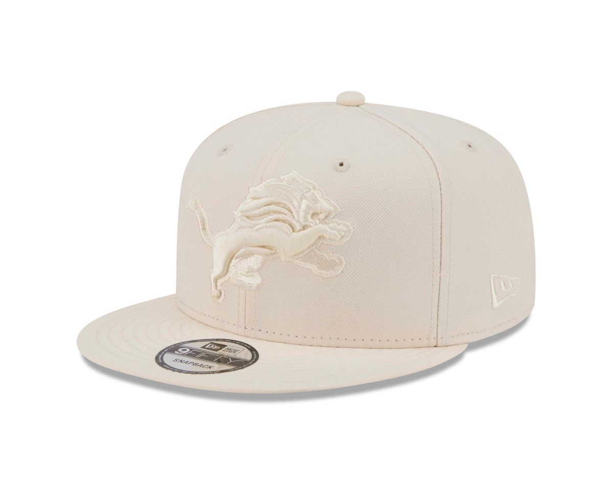 NFL Detroit Lions New Era Vanilla 9FIFTY Snapback Hat- Light Cream
