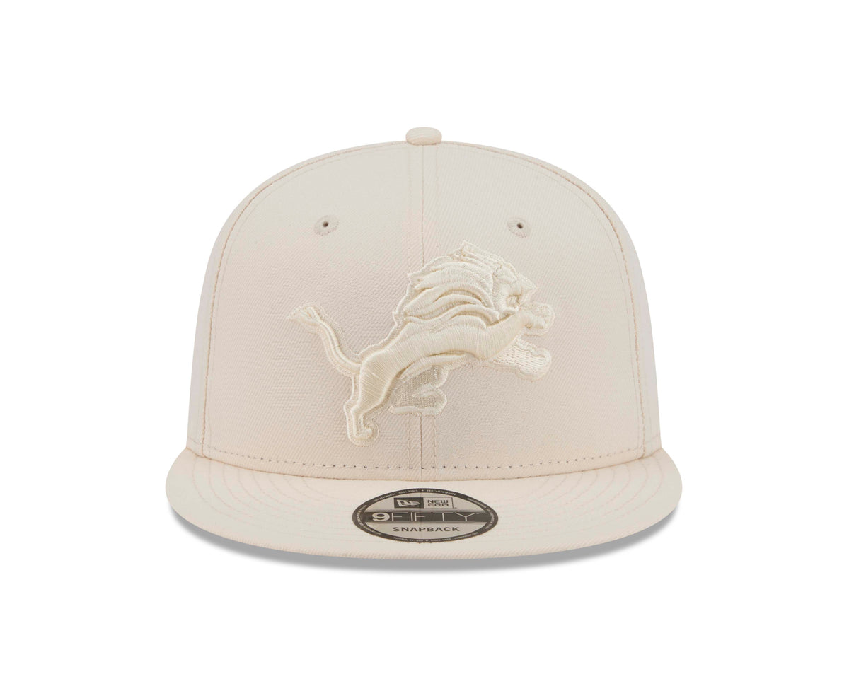 NFL Detroit Lions New Era Vanilla 9FIFTY Snapback Hat- Light Cream