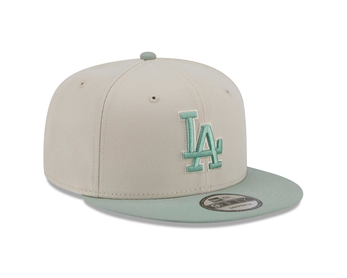 MLB Los Angeles Dodgers New Era Two-Tone Sea Glass 9FIFTY Snapback Hat- Light Cream