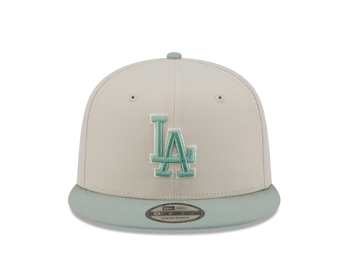 MLB Los Angeles Dodgers New Era Two-Tone Sea Glass 9FIFTY Snapback Hat- Light Cream