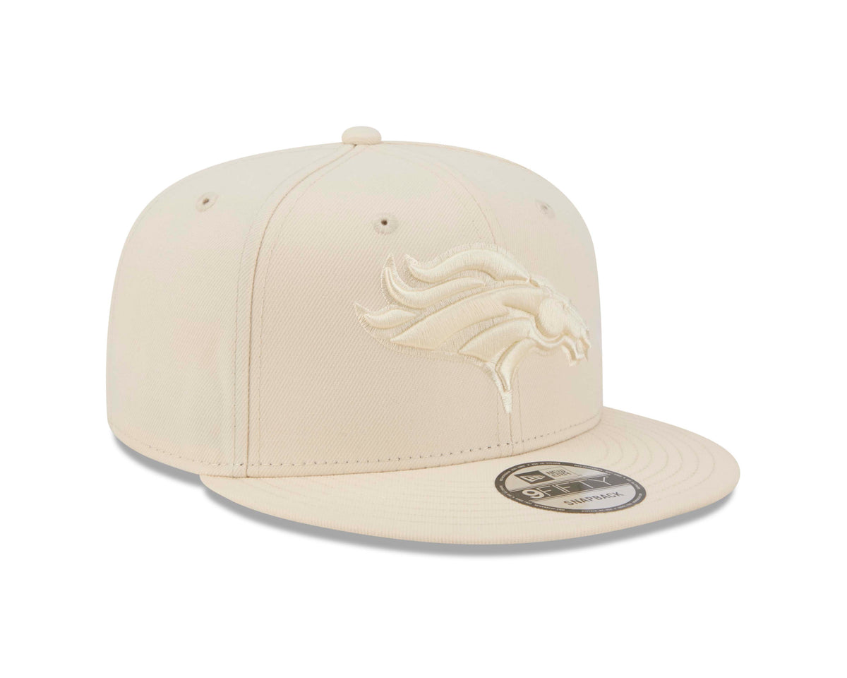NFL Denver Broncos New Era Vanilla 9FIFTY Snapback Hat- Light Cream
