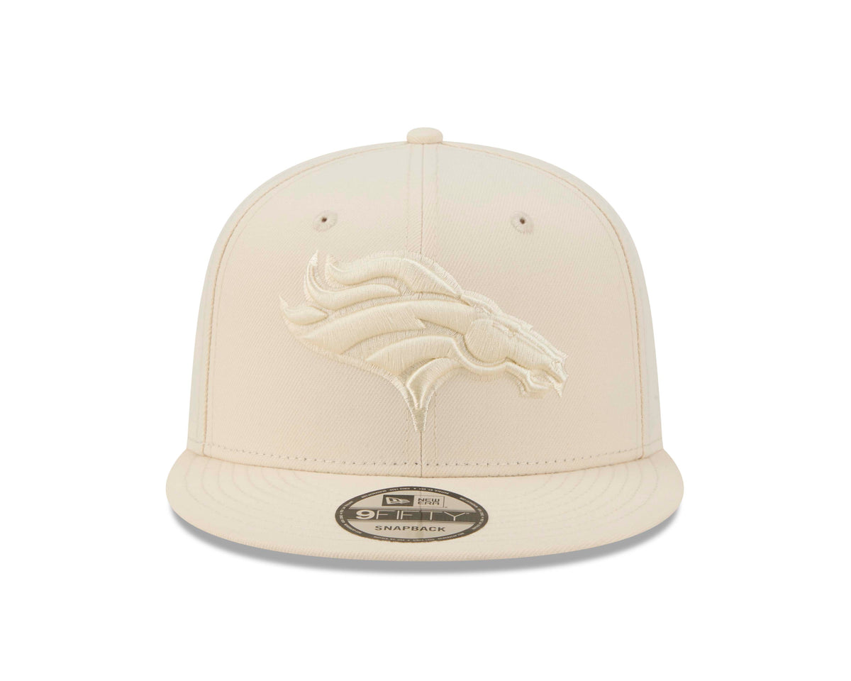 NFL Denver Broncos New Era Vanilla 9FIFTY Snapback Hat- Light Cream