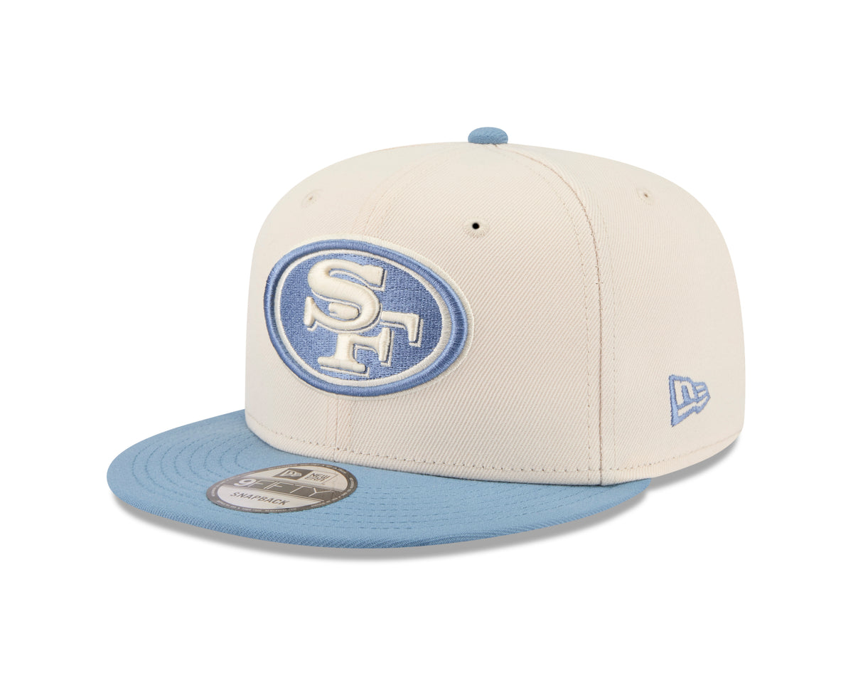 NFL San Francisco 49ers New Era Marina 9FIFTY Snpaback Hat- Cream