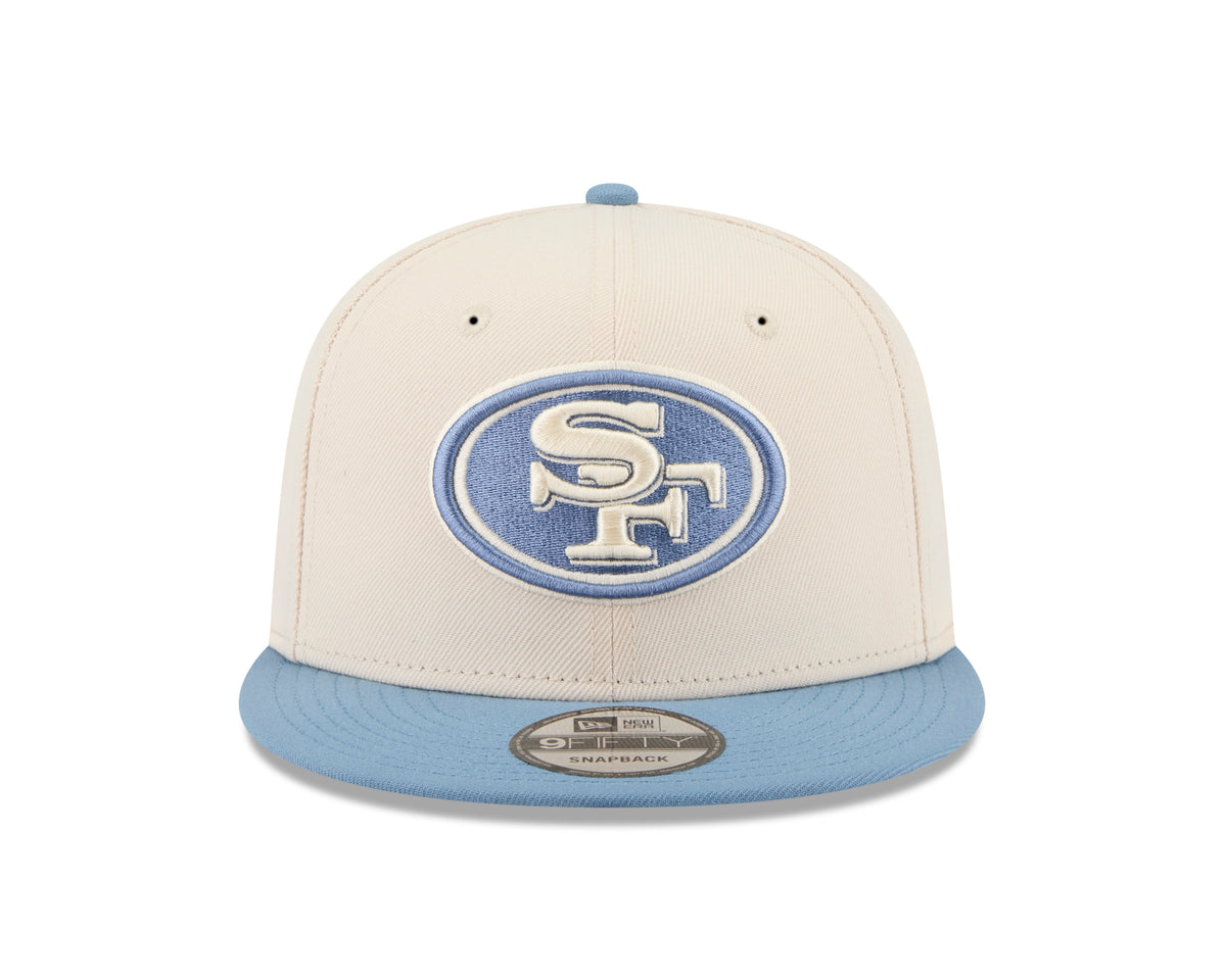 NFL San Francisco 49ers New Era Marina 9FIFTY Snpaback Hat- Cream